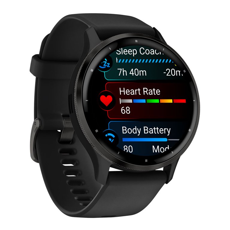 その他 GARMIN - GARMIN VENU 3 BLACK/SLATE Garmin Venu 3 Fitness & Health GPS Smartwatch (Slate/Black