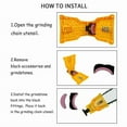 thumbnail image 6 of STARLIGHT- Chainsaw Teeth Sharpener Powersharp Bar-Mount Saw Sharpening Grinding Stones Usa, 6 of 6