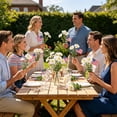 thumbnail image 6 of Boovnll Red White Blue Flowers 3Pcs 4th of July Artificial Flowers Table Decorations for Home Memorial Day Dining Table Centerpiece Decor, 4th of July Decorations, 6 of 6