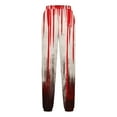 thumbnail image 4 of WXLWZYWL Halloween Sweatpants for Women Scary Bloody Splash Print Fleece Lined Bottoms Gym Workout Pants Halloween 2024 Fall Jogger Pants, 4 of 5
