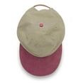 thumbnail image 3 of Adams AD969 Optimum Pigment Dyed-Cap - Khaki Burgundy, 3 of 4