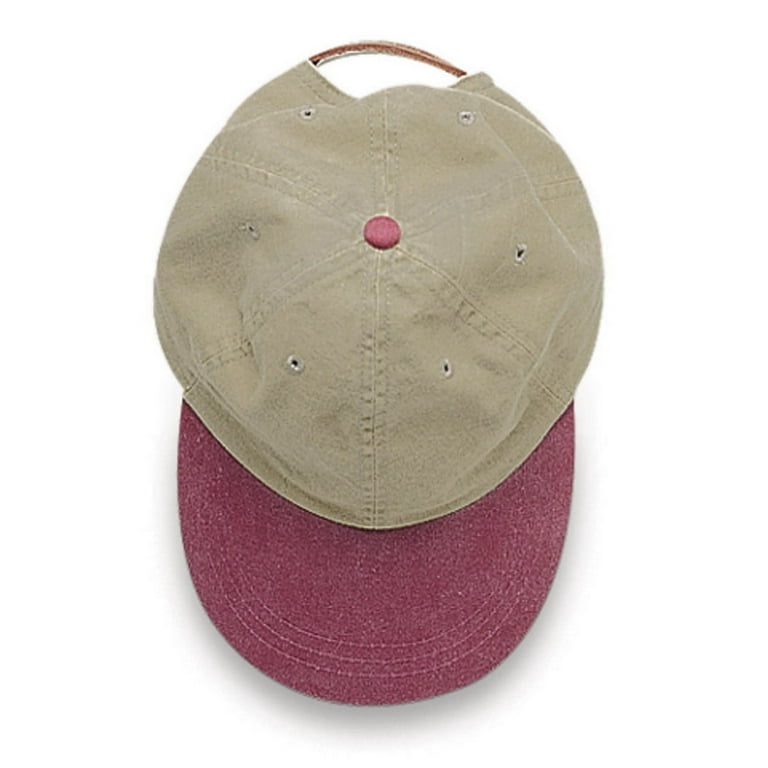 Adams Unisex 6-Panel Low-Profile Washed Pigment-Dyed Cap