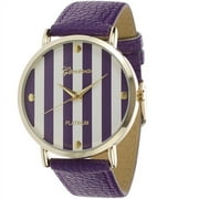 Geneva Platinum Women's Striped Watch, S