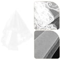 thumbnail image 3 of Wedding Lace Veil Single Layer Lace Bridal Veil 1 Tier Floral Bridal Veil with Floral Edge for Brides Wedding Party Headwear, 3 of 6