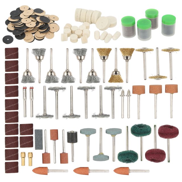 Kit de Discos de Lijado ANGGREK Juego de Herramientas Rotativas de 347 Piezas
