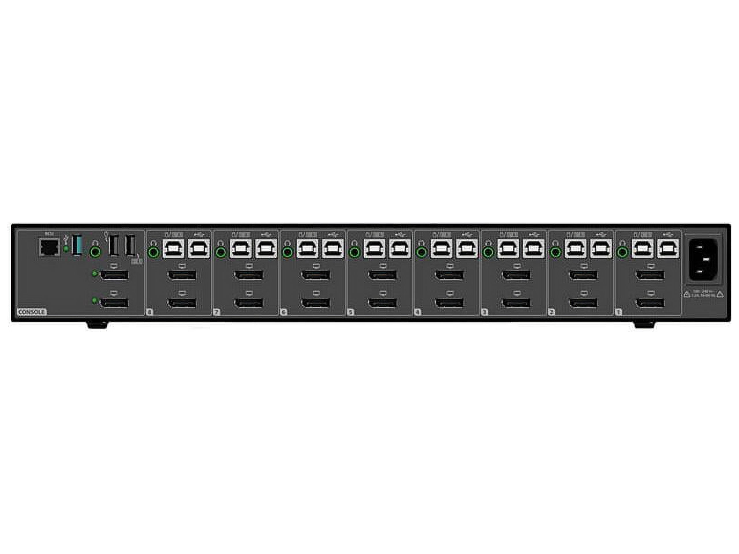 Vertiv Cybex SC900 Secure KVM | Dual Head | 8 Port Universal and DPP | NIAP version 4.0 Certified (sc985dph-400)