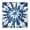 Blue White Tie, variant on Blue White Tie Dye Mandala Pattern Square Fitted Tablecloth with Elastic Edge,Square Table Cover,Washable Elastic Table Cover for Home Kitchen Party Decor 34"x34"