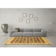 thumbnail image 3 of Ahgly Company Indoor Rectangle Abstract Brown Modern Area Rugs, 4' x 6', 3 of 4