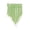 Green, variant on HOMEIORA 1 Pc Beaded Sheer Windows Valance 51 in W x 23.6 in L, Scalloped Kitchen Curtain, Bathroom Swag Sheer with Rod Pocket, Short Valance Drape for Bedroom Living Room - Orange