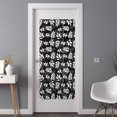 thumbnail image 3 of Non-Adhesive Static Cling Window Tint, Black White Leaves Window Privacy Film Frosted, Spring Pastoral Rustic Botanical Insulated Windows Frosted Films for Living room, 35.4 x 78.7 Inches, 3 of 9