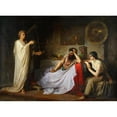 thumbnail image 2 of Nikolai Mikhailovich Plyusnin 18x14 Black Ornate Wood Framed Double Matted Museum Art Print Titled - David Playing the Harp to Saul (1873), 2 of 5