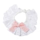 thumbnail image 5 of Babero para gatos, bandana para gatos, artículos para mascotas, disfraz, lazo bonito, bufanda para gatitos, bufanda de cuello redondo Rosa L, 5 of 9