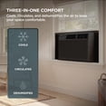 thumbnail image 3 of TCL 10,000 BTU Smart Window Air Conditioner (Black) - 3-in-1 AC, Fan & Dehumidifier, App, Voice, & Remote Control, Sleep & Eco Mode, Timer, Washable Filter, Cools up to 450 Sq ft - W10W92-B4, 3 of 20
