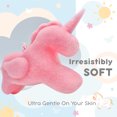 thumbnail image 2 of Baby Sponge - Fun Bath Toy for Children - Made of PU Foam, High-Density, High-Absorbent, Safe, and Durable - General Washing, Showering, Bathing, Bubble Bath, and Body Cleaning (Unicorn), 2 of 6