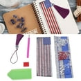 thumbnail image 1 of Rhinestones Painting Bookmarks Kit, DIY Rhinestones Painting Bookmarks American Flag Marking Reading Progress Rhinestones Painting Bookmarks For Gifts, 1 of 8