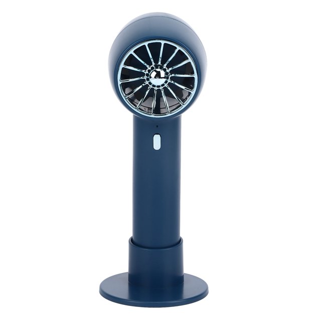 Ventilador Portátil, Velocidad Ajustable Ventilador De Mano De Bajo Ruido Carga USB Viento Fuerte Para El Hogar Para La Oficina Para Viajar ANGGREK Azul
