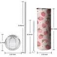 thumbnail image 5 of 20 OZ Skinny Tumbler Travel Coffee Mugs with Straw,Thermal with Lids for Hot and Cold Drinks for Daughter Son, 5 of 7