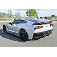 thumbnail image 4 of Extreme Online Store Replacement For 2014-2019 Chevrolet Corvette C7 | Z06 Z07 Stage 3 Style Rear Trunk Center Wickerbill Spoiler (Light Tinted), 4 of 11