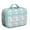 Greenish-blue-38, variant on Bohemian Thermal Lunch Box, Small Insulated Lunch Bag with Elephant Print, Leakproof Interior & Spacious Capacity for Work/School/Travel