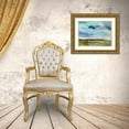 thumbnail image 3 of Hallock, Carol 18x15 Gold Ornate Wood Framed with Double Matting Museum Art Print Titled - Marsh Skies, 3 of 4