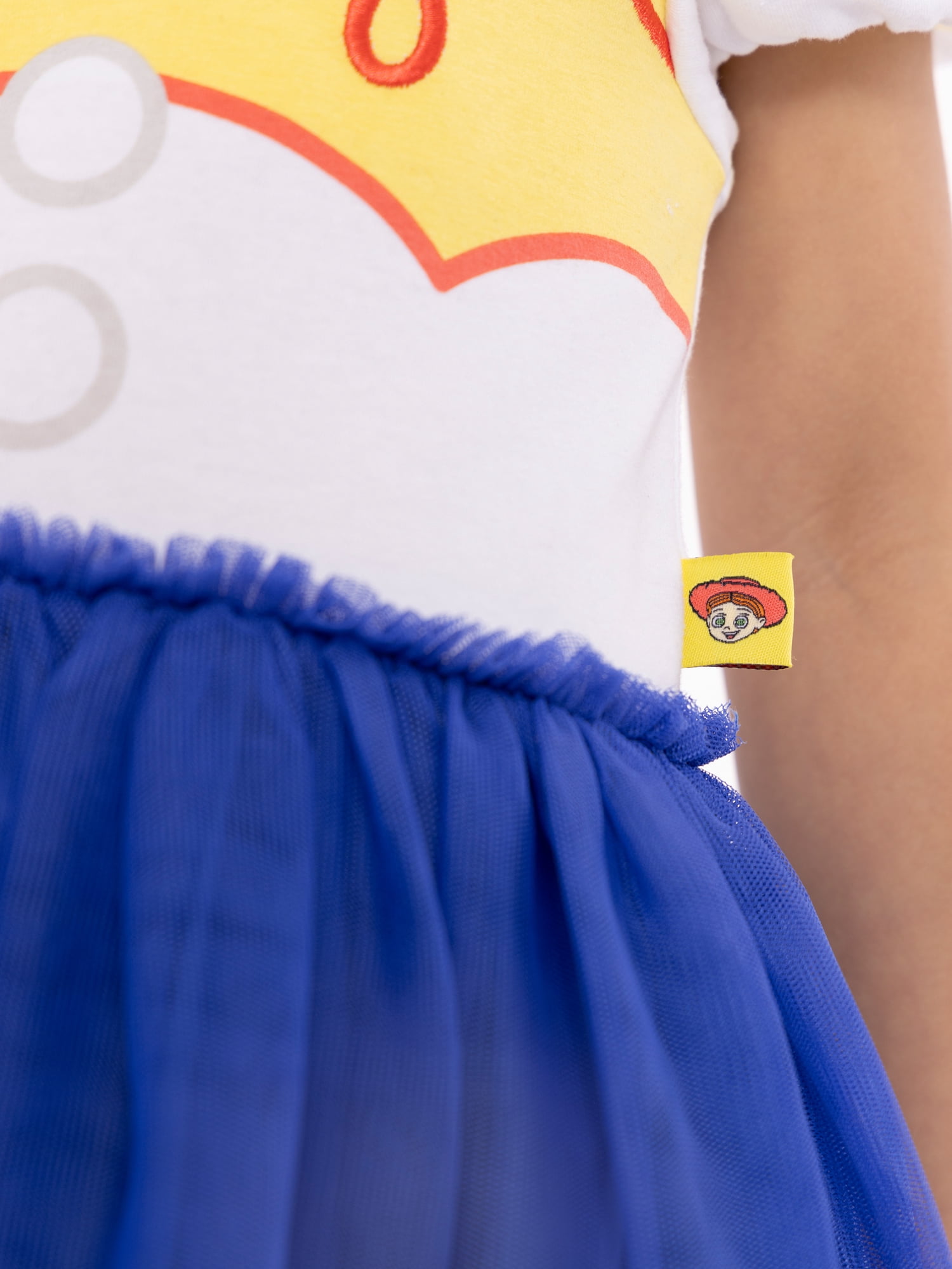 Toy Story Toddler Girls Jessie Puff Sleeve Cosplay Tutu Dress, Sizes 12 Months-5T