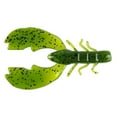 thumbnail image 2 of (2 pack) Berkley  Lures PB Chigger Craw 4'' Watermelon - Fishing Lure, 2 of 6