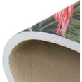 thumbnail image 7 of Dreamtimes Vintage Flamingos Area Rug, 36"x24" Tropical Palm Leaves Non-Slip Washable Indoor Door Mat, Absorbent Floor Mat for Bedroom Kitchen Entryway Bathroom, 7 of 7