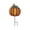 Orange#786, variant on Pumpkin Yard Decoration Stake, Iron Art Leaf Accent, Outdoor Garden Lawn Halloween Thanksgiving