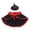 Red, variant on Pet Halloween Costumes Dogs Cats Halloween Witch Pet Costume Cape Hat Halloween Vampire Cloak Wizard Cats Cosplay Clothes Apparel for Small Dogs Cats Halloween Party(L,Gold)