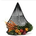 thumbnail image 3 of Farfi Flexible Reusable Knit Mesh Handbag Travel Shopping Tote Grocery Storage Bag (Black), 3 of 13