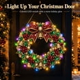 thumbnail image 2 of Wreath Christmas Pearl Diamond Painting Pendant Kits with LED String Lights,DIY Acrylic Christmas Diamond Art Hanging Kit for Adults,Christmas Ornaments for Home Party Wall Decor and Gift, 2 of 7