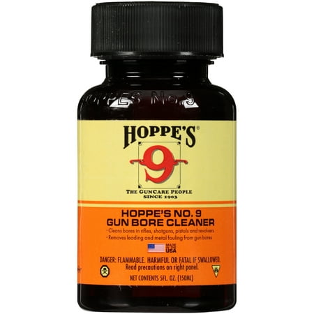 Hoppes No. 9 Gun Bore Cleaner 5 fl. oz. Bottle (Best Gun Lube Test)