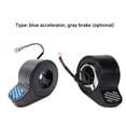 thumbnail image 4 of Graflsoa Sensitive Electric Scooter Throttle & Brake Lever Set, Easy Installation, Lightweight Design, Compatible with ES12345, Blue Throttle & Gray Brake Options, 4 of 6