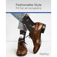 thumbnail image 5 of MeMoi Men's Let's Order Takeout Bamboo Blend Novelty Crew Sock - Mens - Male, 10-13, Black, 5 of 8
