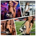 thumbnail image 2 of Bolso transparente Ginogento aprobado para estadios 21x13x9 cm impermeable, 2 of 7