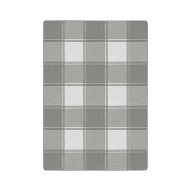 Joy Carpets 2065C-02 5 ft. 4 in. x 7 ft. 8 in. Highlander Area Rug  Morning Fog