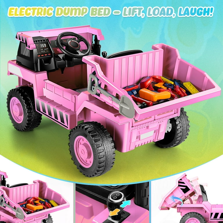 Free Shipping! Farmdex Ride on Dump Truck, 12 Volt Ride on