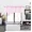 Baby Pink, variant on Gorgeous Home Linen 1-Pc S18 Yellow Luxury Straight Semi-Sheer Faux Silk Window Curtain Valance Rod Pocket on Top 55" wide X 18" long