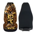 thumbnail image 6 of XYZCANDO Set of 2 Car Seat Covers for Automotive Interior Car Front Seat Covers Breathable Easy Install, Van Vehicle Truck Auto Front Seat Protectors, Horse Sunflower, 6 of 10