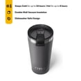 thumbnail image 2 of RTIC 16 oz Ceramic Lined Insulated Essential Pint Tumbler, Splash Resistant, Graphite, 2 of 6