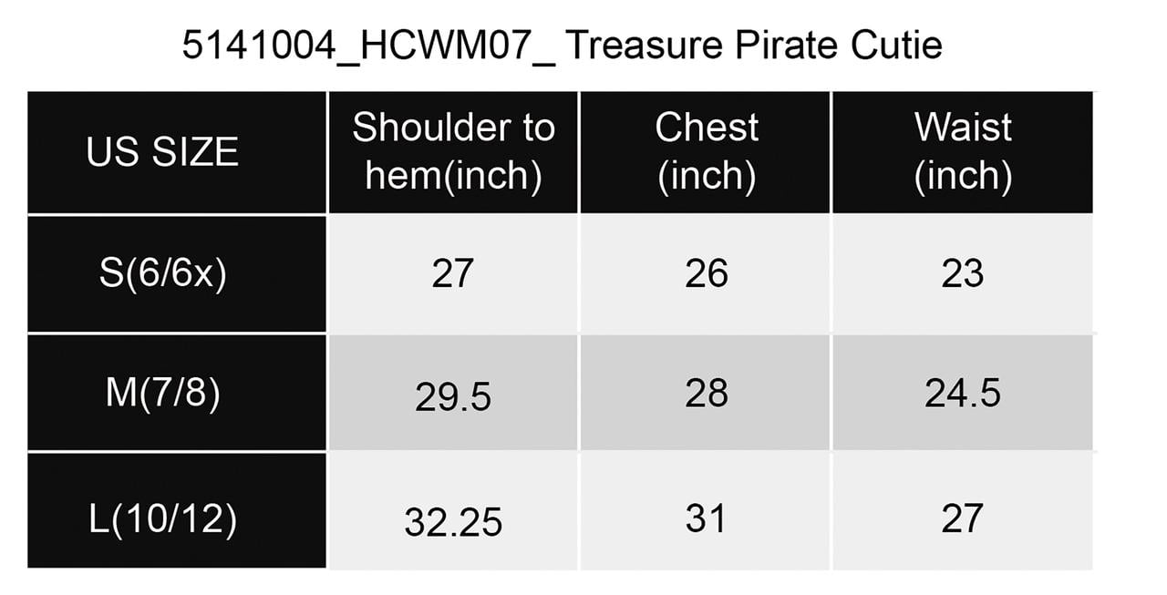 Pirate Cutie Family Matching Costume for Children, Girls, Medium (7/8), by Way to Celebrate