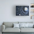 thumbnail image 2 of Canvas Wall Art - Erin McGee Ferrell 'Starry Night Sky III' Wall Art for Living Room, Bedroom, or Office Décor by Trademark Fine Art - 47 x 35 Inches, 2 of 4
