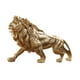 thumbnail image 2 of Estatua de león de resina para decoración del hogar, adorno de mesa, escultura de animal para escritorio, armario de inauguración de la casa, dormitor, 2 of 9