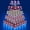 Blue Light, variant on Cupcake Stand with Lights, 4 Tier Acrylic Cupcake Tower with Yellow LED String Lights, Clear Cupcake Display Stand for Wedding,Baby Shower, Birthday