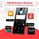 thumbnail image 2 of Reproductor MP3 SWOFY D50 de 128 GB con Bluetooth 5.3, negro + accesorios, 2 of 8