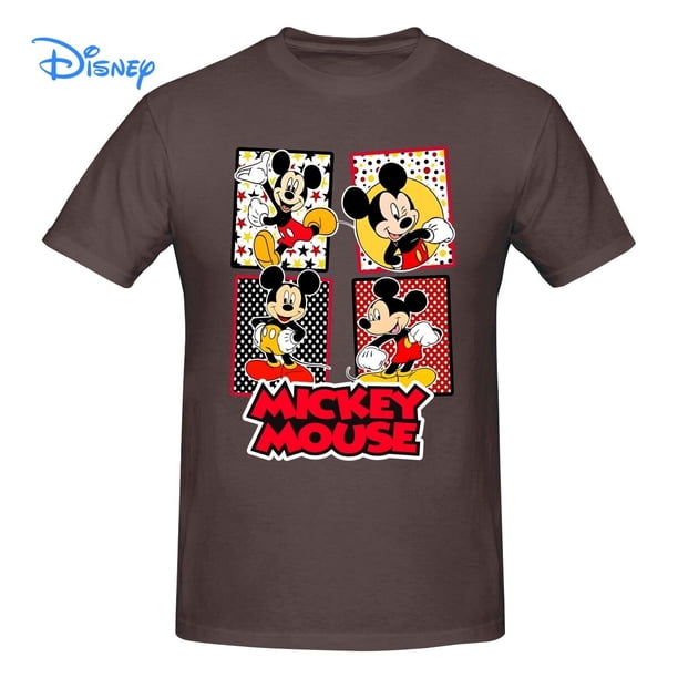 Disney Mickey Mouse T shirt Harajuku Short Sleeve T-shirt 100% Cotton Graphics Tshirt Brands Tee TopM Gao Jinjia LED
