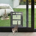 thumbnail image 1 of Mampara para puerta de mascotas, malla divisoria, universal, resistente, versátil, de fácil instalación, para perros y gatos, con apertura abatible. negro, 1 of 10
