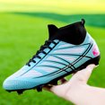 thumbnail image 4 of Zapatos de fútbol profesionales para hombre, botas de entrenamiento de tobillo con picos largos, cómodas, tacos de partido de alta calidad, 4 of 5