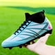 thumbnail image 4 of Zapatos de fútbol profesionales para hombre, botas de entrenamiento de tobillo con picos largos, cómodas, tacos de partido de alta calidad, 4 of 5