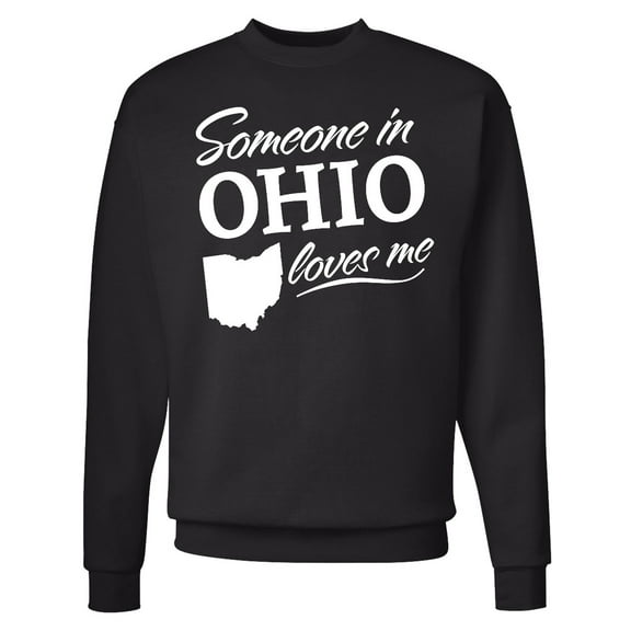 Inktastic Someone in Ohio Loves Me Adult Sweatshirt